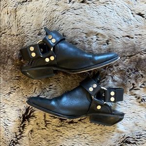 Dolce Vita Rocker Leather Mule Boot